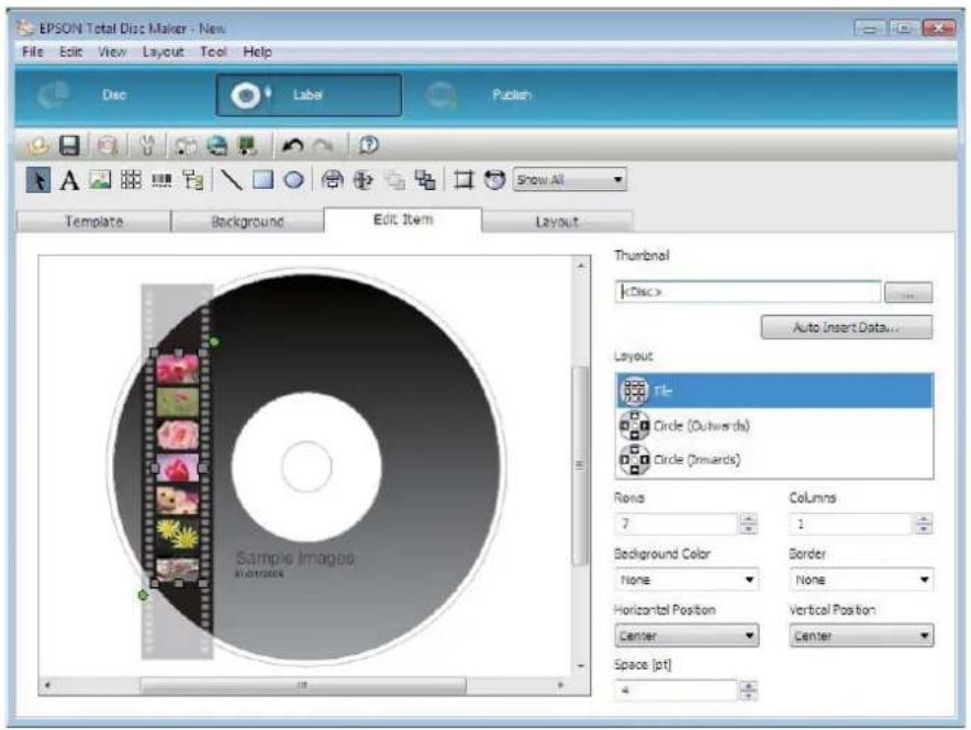 EPSON PP-100N - Click a thumbnail in the edit area. - 4