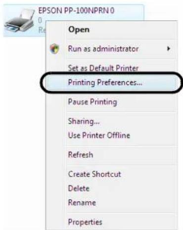 EPSON PP-100N - Displaying from the (Start) menu - 1
