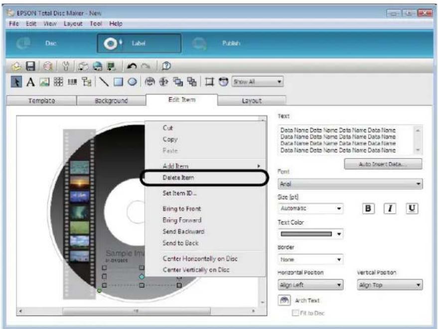 EPSON PP-100N - Deleting items - 1