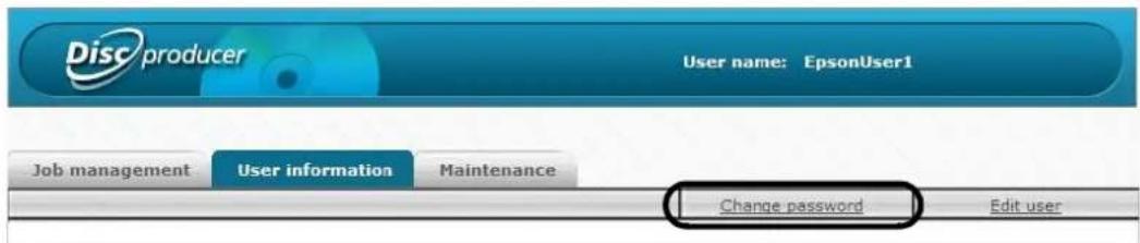EPSON PP-100N - Changing password - 2