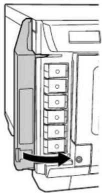 EPSON PP-100N - Close the ink cartridge cover. - 1