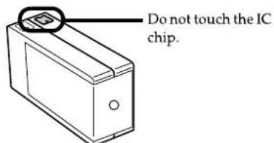 EPSON PP-100N - Take the ink cartridge out of its package. - 2