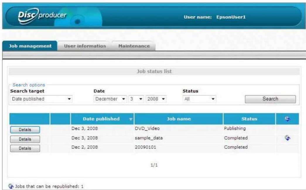EPSON PP-100N - Checking job information - 1