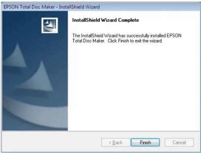 EPSON PP-100N - Click [Finish]. - 1