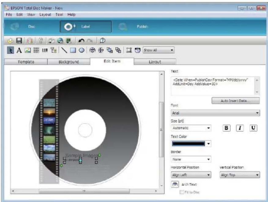 EPSON PP-100N - Set Auto Data and Properties, and click [OK]. - 2