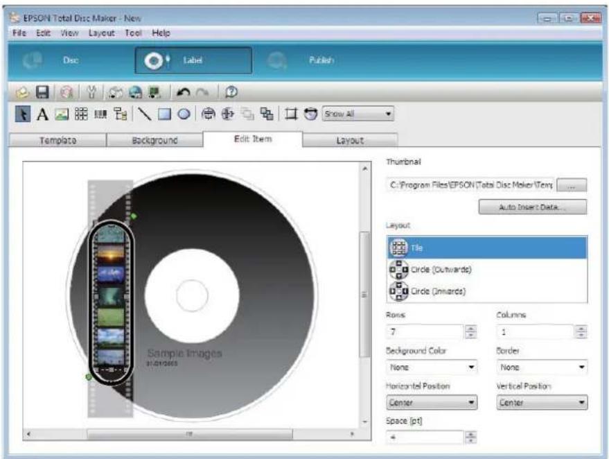 EPSON PP-100N - Click a thumbnail in the edit area. - 1