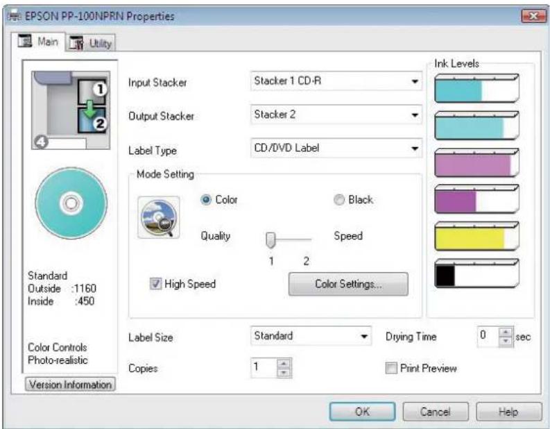 EPSON PP-100N - (Main) screen - 1