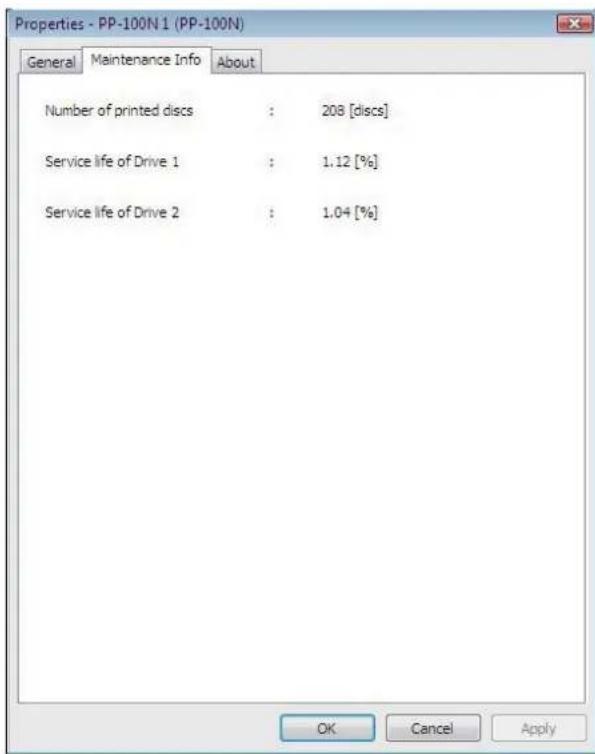 EPSON PP-100N - (Properties) screen - 2