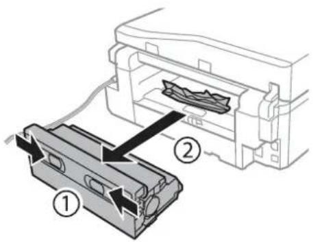 EPSON Expression Premium XP-810 - Removing jammed paper from the rear cover - 1