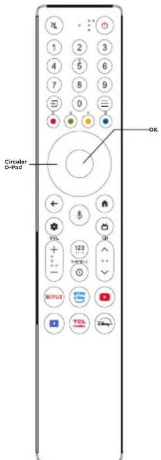 TCL 65QLED780L - Fjärrkontroll - 1