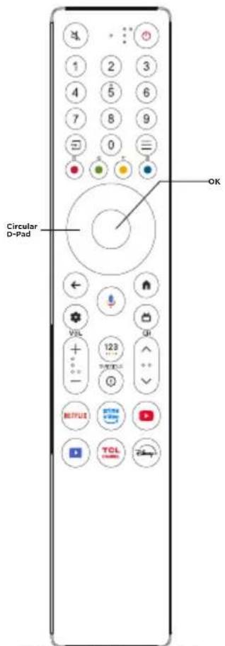 TCL 75MSQLED80L - Fjärrkontroll - 1