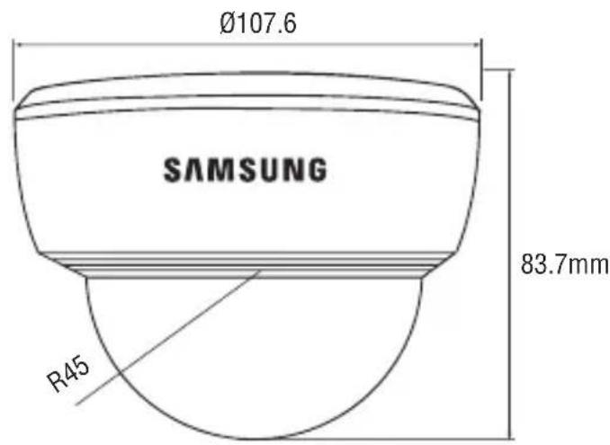 Ø107.6 SAMSUNG 83.7mm R45