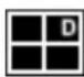 TOSHIBA HVS32-480-8T - SCREEN DIVISION BUTTONS - 4
