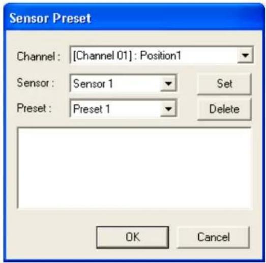 TOSHIBA DVS32-480-3T - Activate PTZ Preset on Sensor - 1