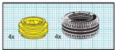 LEGO ROUGH CAR - Technic - 87