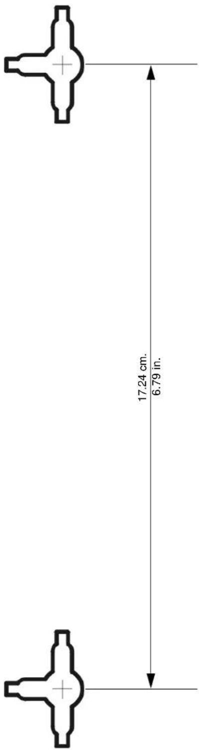MOTOROLA SBG1000 - Wall Mounting Template - 1