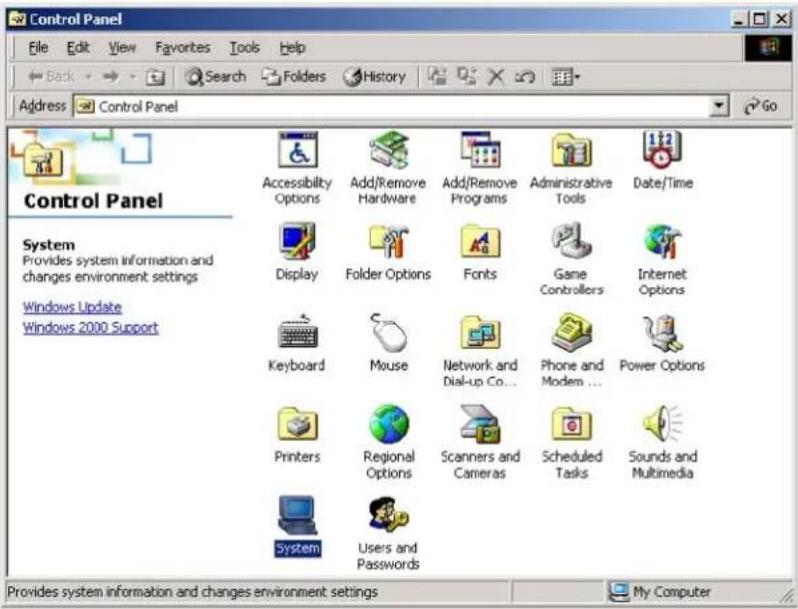 MOTOROLA SBG1000 - Adding a Printer in Windows 2000 - 1