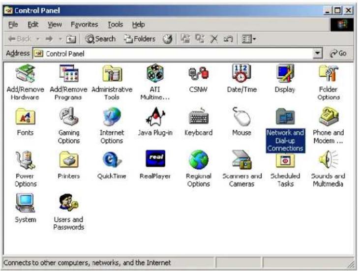 MOTOROLA SBG1000 - Configuring TCP/IP in Windows 2000 - 1