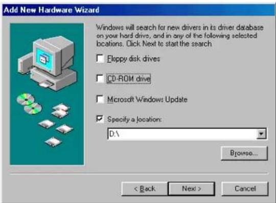MOTOROLA SBG1000 - Setting Up a USB Driver in Windows 98 - 4