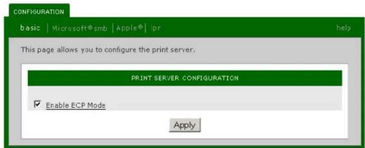 MOTOROLA SBG1000 - Configuring the SBG1000 Print Server - 2