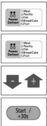 SAMSUNG CE116 - I want to Power defrost some food - 1