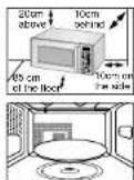 SAMSUNG CE116 - Installing Your Microwave Oven - 1