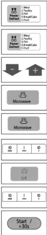 SAMSUNG CE116 - Crust Plate Setting (continued) Multistage Cooking - 2