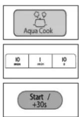 SAMSUNG CE116 - Using the Aqua Cook Feature - 1
