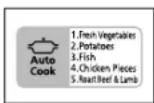 SAMSUNG CE116 - Using the Auto Cook Feature - 1