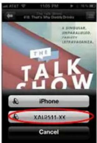 THE TALK SHOW iPhone XAL2511-XX Cancel