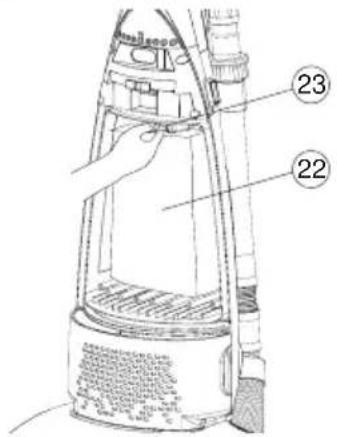 HITACHI CV80DC - \* TAKING OUT THE DUST BAG - 2