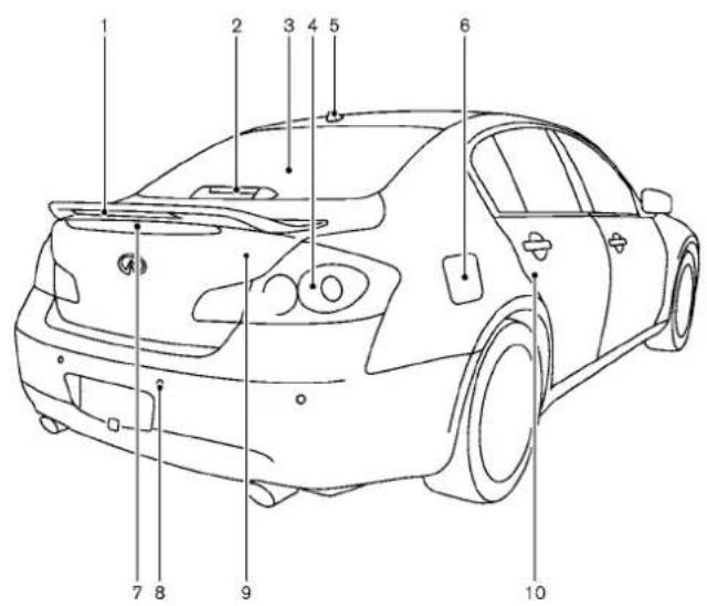 INFINITI Q60 Coupe (2010) - EXTERIORREAR - 1