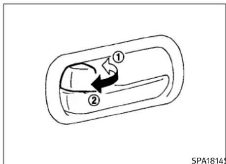INFINITI Q60 Coupe (2010) - OPENINGANDCLOSINGWINDOWS WITHTHEMECHANICALKEY - 1