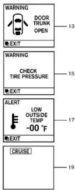 INFINITI Q60 Coupe (2010) - Brakepadwearwarning - 5