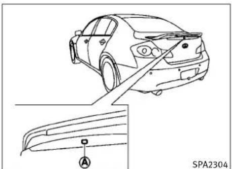 INFINITI Q60 Coupe (2010) - TRUNKLIDRELEASESWITCH - 1