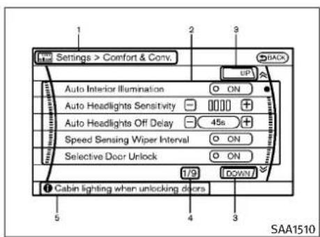 INFINITI Q60 Coupe (2010) - Settings: - 2