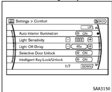 INFINITI Q60 Coupe (2012) - Otherssettings(modelswithnavigationsystem) - 2