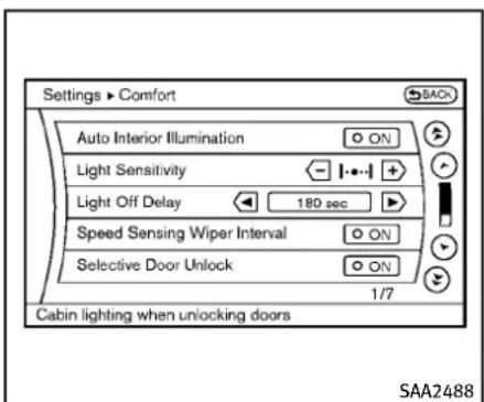INFINITI Q60 Coupe (2012) - Otherssettings(modelswithnavigationsystem) - 1