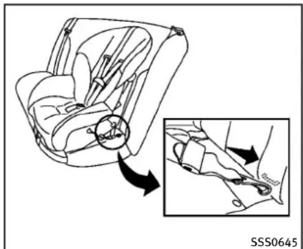 INFINITI Q60 Coupe (2012) - FORWARD-FACINGCHILDRESTRAINT INSTALLATIONUSINGLATCH - 1