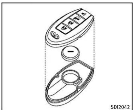 INFINITI Q60 Coupe (2012) - Replacethebatteryasfollows: - 1