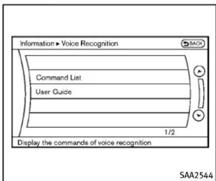 INFINITI Q60 Coupe (2012) - Displayingcommandlist - 1