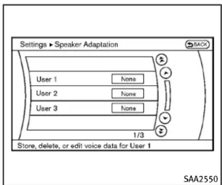 INFINITI Q60 Coupe (2012) - Havingthesystemlearntheuser'svoice: - 1