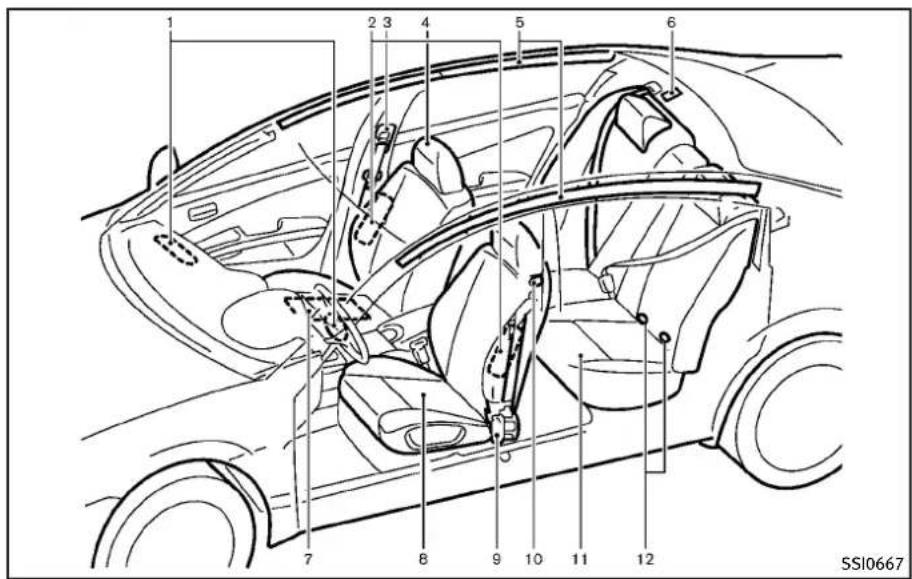 INFINITI Q60 Coupe (2012) - SEATS, SEATBELTSANDSUPPLEMENTAL RESTRAINTSYSTEM(SRS) - 1