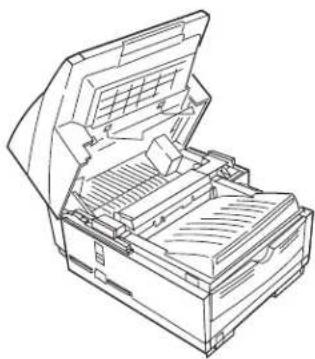 OKI Okifax 5780 - Clearing a Printing Paper Jam - 1