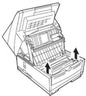 OKI Okifax 5780 - Clearing a Printing Paper Jam - 3