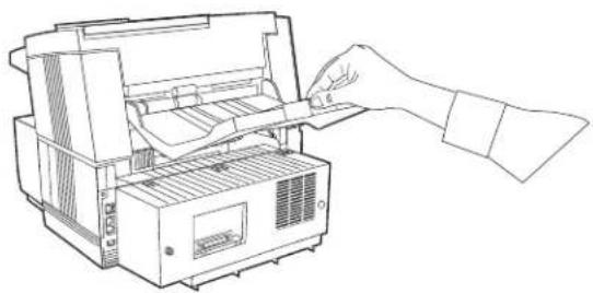 OKI Okifax 5780 - Attaching the Document Stacker - 1