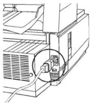 OKI Okifax 5780 - Connecting Power - 1