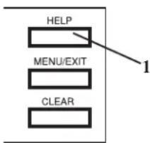 HELP MENU/EXIT CLEAR 1