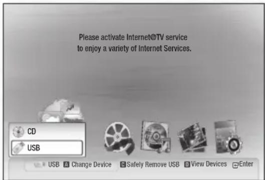 SAMSUNG HT-HD910HD - Playing back a USB Storage - 2