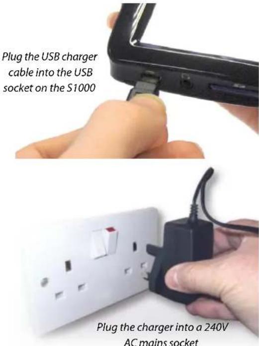 SNOOPER S980 Syrius - Charging the internal battery - 1